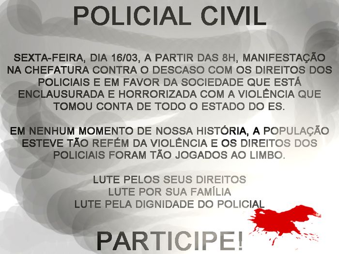 chamada protesto