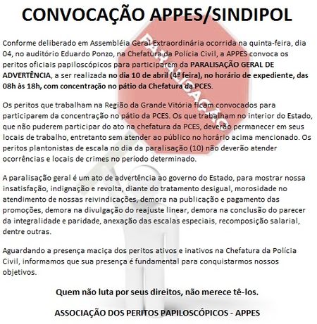 paralisacao appes sindipol2