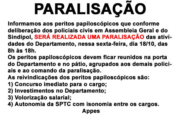 paralisao 18-10